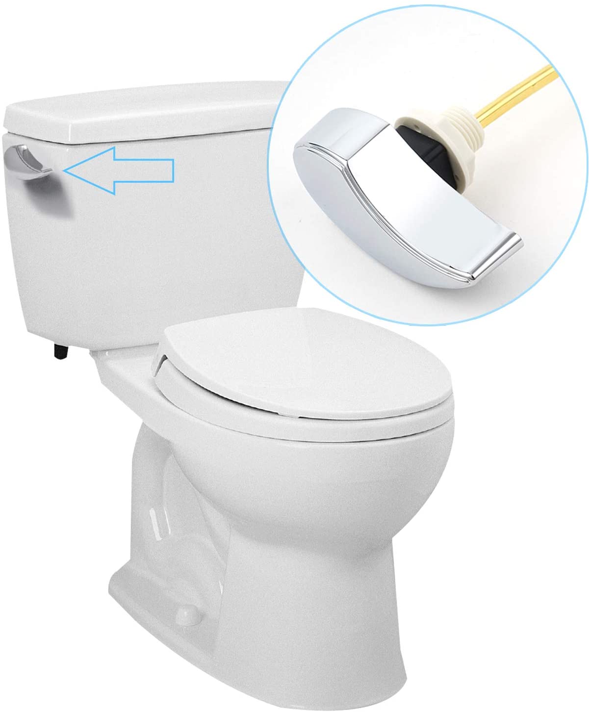 TOTO THU068#12 Trip Lever For St743S, Sedona Beige11.9 x 3 x 1.7 inches -  Toilet Tank Levers 